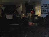 Jazz lounge at the hotel bar of Herzogspark Hotel in Herzogenaurach, Germany. Willetta Carson 4tet plays lively and entertaining soul, blues and classic jazz.