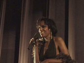 Willetta Carson sings pop and classic jazz during a dinner show at Meistersingerhalle, Nuremberg, Germany.
