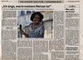 Die Erlanger Nachrichten skizzieren ein Porträt der Jazz, Soul, Blues and Gospel Sängerin Willetta Carson aus Chicago, die in Erlangen lebt